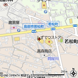 ウエルシア薬局　島田若松店周辺の地図