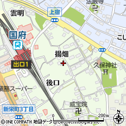 愛知県豊川市久保町揚畑9周辺の地図