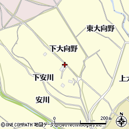 愛知県豊橋市石巻平野町下大向野周辺の地図