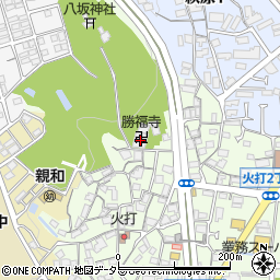 勝福寺周辺の地図