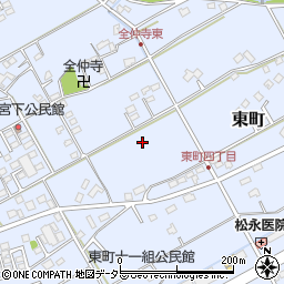 静岡県島田市東町周辺の地図