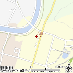兵庫県相生市若狭野町八洞3周辺の地図