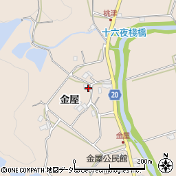 兵庫県三木市細川町金屋308周辺の地図