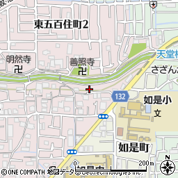 長福荘周辺の地図