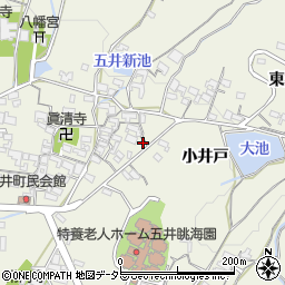 愛知県蒲郡市五井町中郷22-6周辺の地図