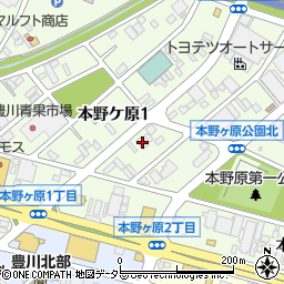 三輪屋ギフト館・豊川店周辺の地図