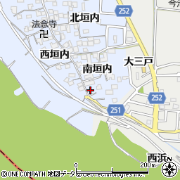 京都府城陽市水主南垣内12周辺の地図