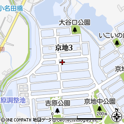 兵庫県神戸市北区京地3丁目周辺の地図