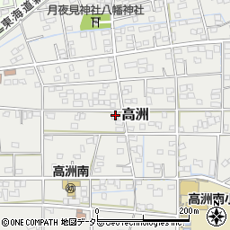 静岡県藤枝市高洲57-20周辺の地図