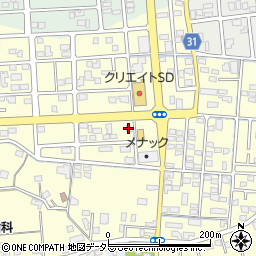 カーネット静岡周辺の地図