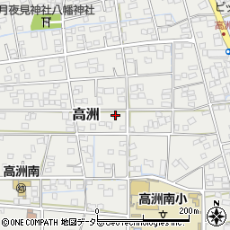 静岡県藤枝市高洲44-11周辺の地図