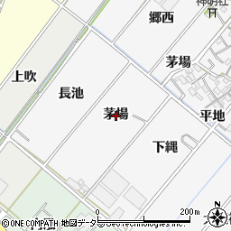 愛知県西尾市十郎島町茅場周辺の地図