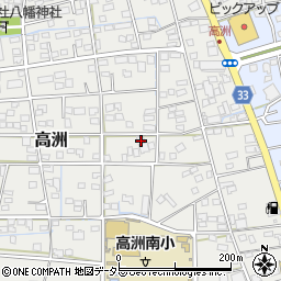 静岡県藤枝市高洲39-11周辺の地図
