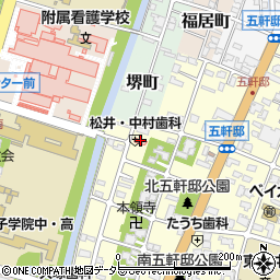 松井・中村歯科医院周辺の地図