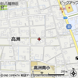 静岡県藤枝市高洲39-20周辺の地図