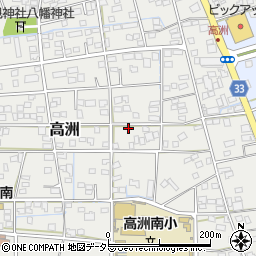 静岡県藤枝市高洲39-13周辺の地図