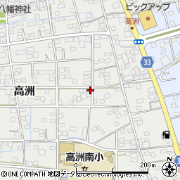 静岡県藤枝市高洲39-1周辺の地図