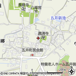 愛知県蒲郡市五井町中郷83周辺の地図