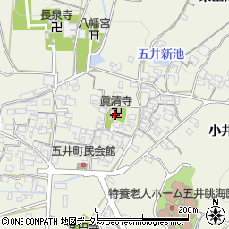 眞清寺周辺の地図