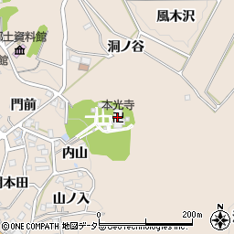 本光寺周辺の地図