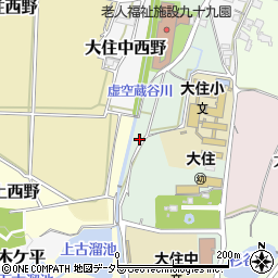 京都府京田辺市大住池平73周辺の地図