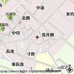 愛知県西尾市針曽根町荒井側41周辺の地図