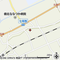広島県庄原市七塚町1398周辺の地図