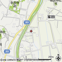 静岡県磐田市家田380-7周辺の地図