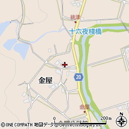 兵庫県三木市細川町金屋277周辺の地図