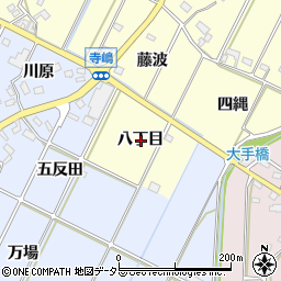 愛知県西尾市吉良町瀬戸八丁目周辺の地図