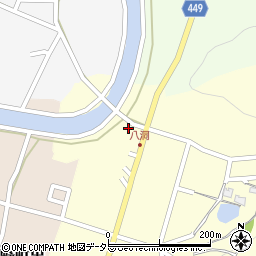 兵庫県相生市若狭野町八洞315-1周辺の地図