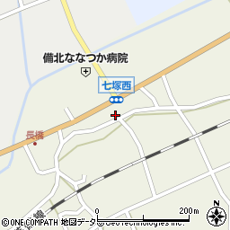 広島県庄原市七塚町1609周辺の地図
