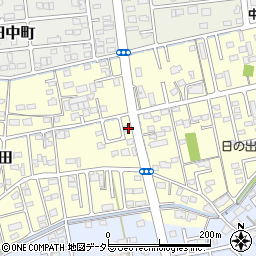 静岡県焼津市下小田545-2周辺の地図
