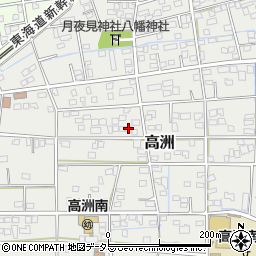 静岡県藤枝市高洲58-29周辺の地図