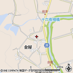 兵庫県三木市細川町金屋274周辺の地図