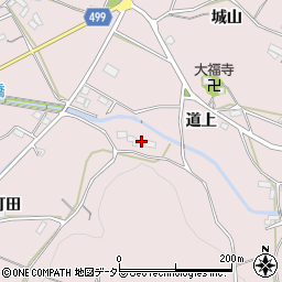 愛知県豊橋市石巻西川町道上周辺の地図