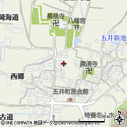 愛知県蒲郡市五井町中郷133周辺の地図