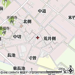 愛知県西尾市針曽根町荒井側40-1周辺の地図