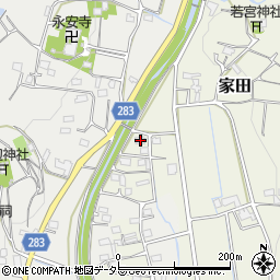 静岡県磐田市家田379-1周辺の地図