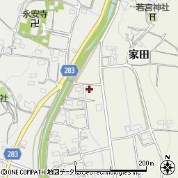 静岡県磐田市家田386-2周辺の地図