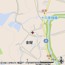兵庫県三木市細川町金屋722周辺の地図