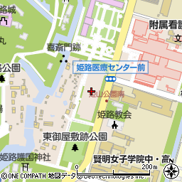 兵庫県姫路市本町68-56周辺の地図