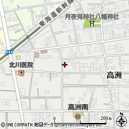 静岡県藤枝市高洲58-44周辺の地図
