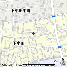 静岡県焼津市下小田365-1周辺の地図
