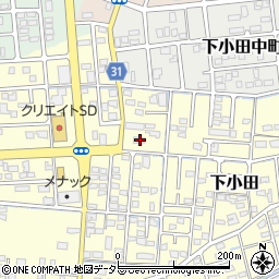 静岡県焼津市下小田232周辺の地図