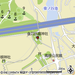 金刀比羅神社周辺の地図