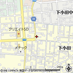 静岡県焼津市下小田231周辺の地図