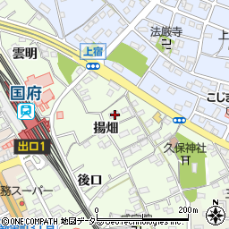 愛知県豊川市久保町揚畑37周辺の地図