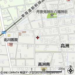 静岡県藤枝市高洲58-10周辺の地図