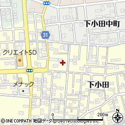 静岡県焼津市下小田225周辺の地図